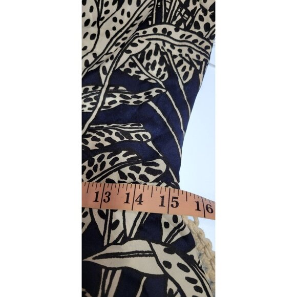 Live 4 Truth Midi Dress Women's Small Navy Blue Boho Tropical NEW - Picture 10 of 12